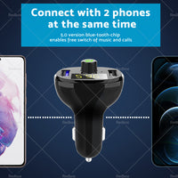 {{ Bluetooth-5. 0 Radio Car Kit Wireless FM Transmitter Dual USB Charger MP3 Player }} - Buy Car Parts Online at {{ Kaka Auto Parts }}.