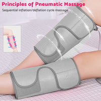 Leg and Foot Massager with Heat Compression Calf Thigh Muscle Relax Wraps