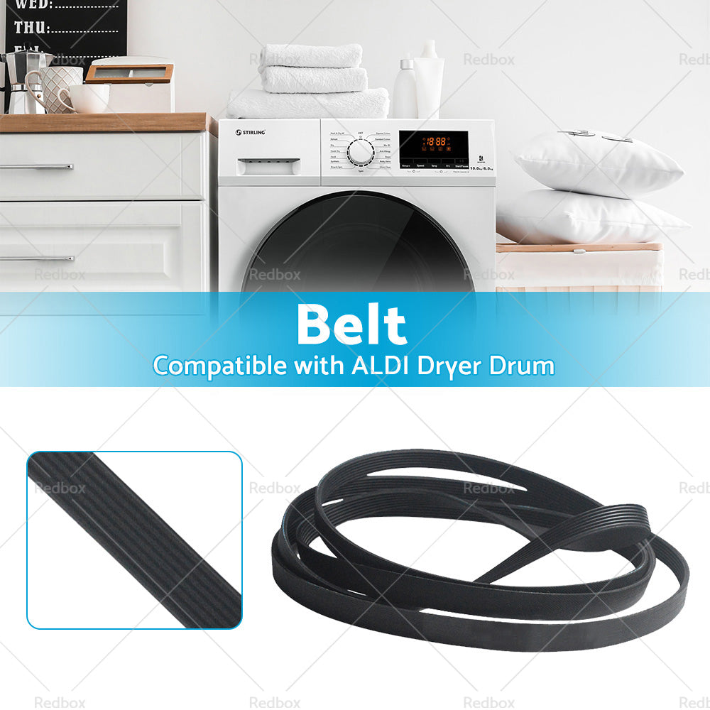 {{ Suitable for ALDI SHPD80W GGSHPD80W HEAT PUMP Dryer Drum Drive Belt 7PH1956 }} - Buy Car Parts Online at {{ Kaka Auto Parts }}.