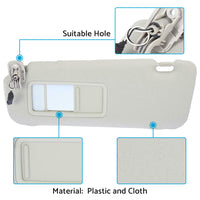 {{ Left Sun Visor w or  Mirror Passenger Side TDY1-69-320 For Mazda CX-9 2010-2015 }} - Buy Car Parts Online at {{ Kaka Auto Parts }}.