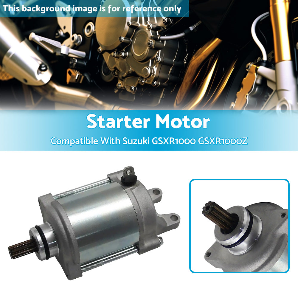 {{ Starter Suitable For Suzuki GSXR1000 2001-2008 GSXR1000Z Limited 2003 Replica 04 }} - Buy Car Parts Online at {{ Kaka Auto Parts }}.