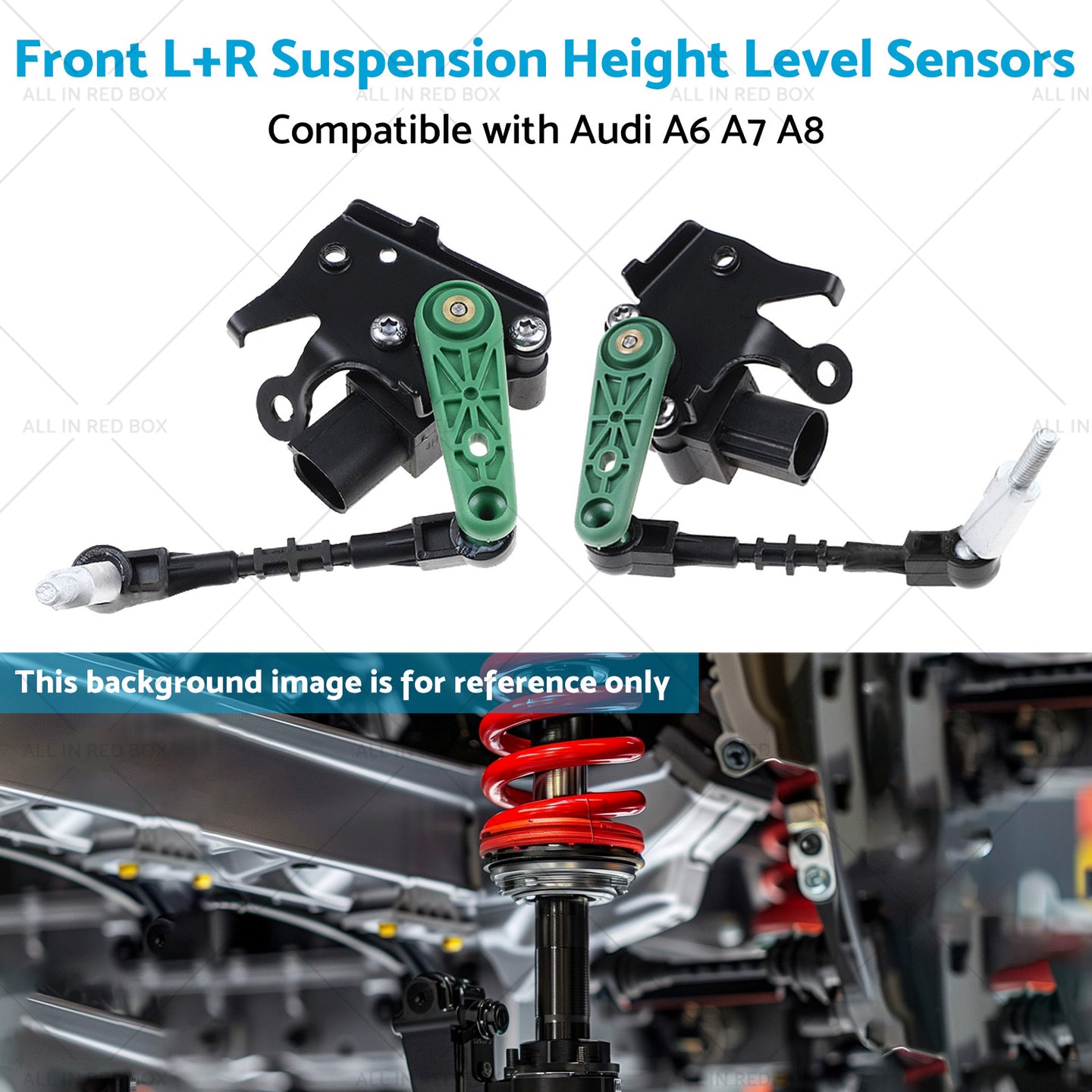 {{ Front LR Suspension Height Level Sensors 4H0941285G Suitable for Audi A6 A7 A8 }} - Buy Car Parts Online at {{ Kaka Auto Parts }}.