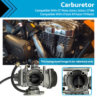 {{ Carby Carburetor Carb Suitable For CF Moto 300cc-500cc CF188 CF500 KFX400 YFM400 }} - Buy Car Parts Online at {{ Kaka Auto Parts }}.