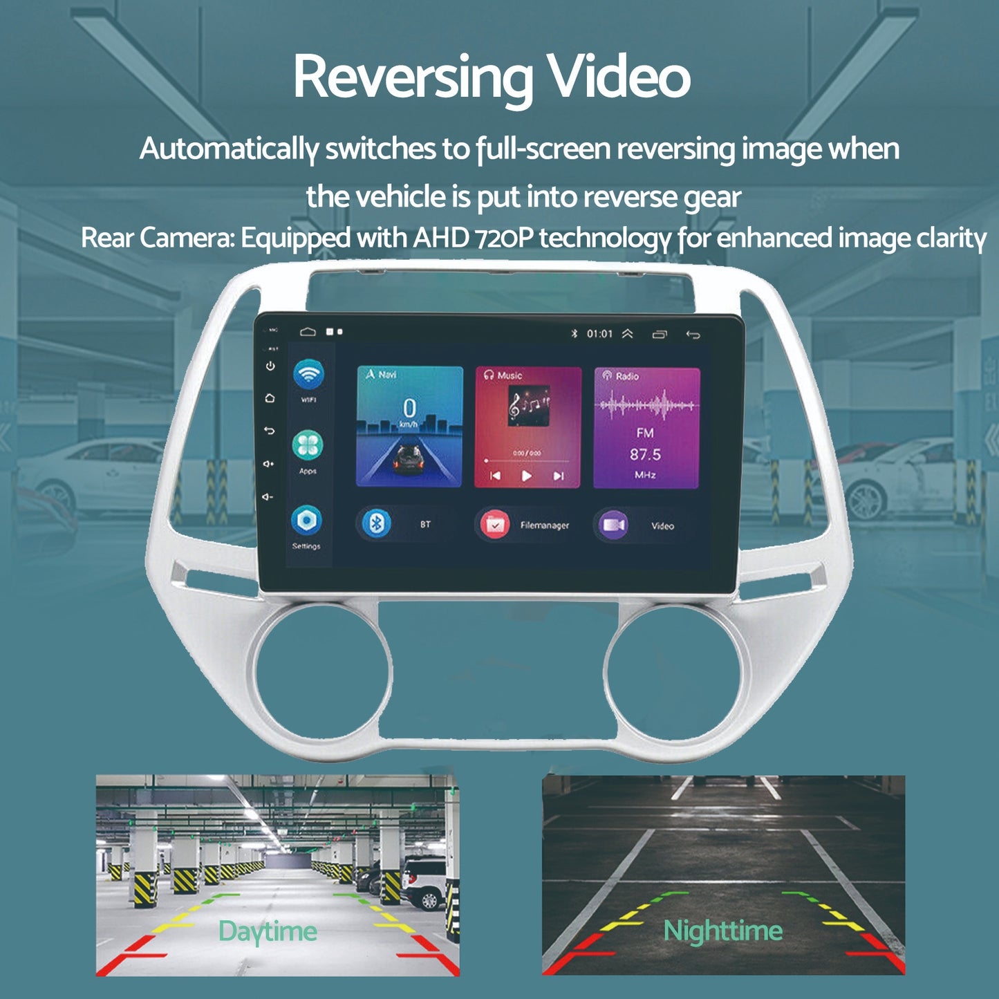 Car Radio Android 13 GPS BT Apple CarPlay Suitable For Hyundai i20 2012-2015