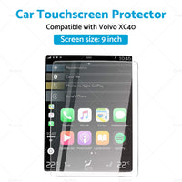 {{ Touchscreen Protector Car Tempered Glass Film 9inch Suitable For Volvo XC40 18-22 }} - Buy Car Parts Online at {{ Kaka Auto Parts }}.