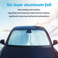 6 Layer WindScreen Sun Shade Suitable For Toyota Camry XV70 2024-On UV Protection