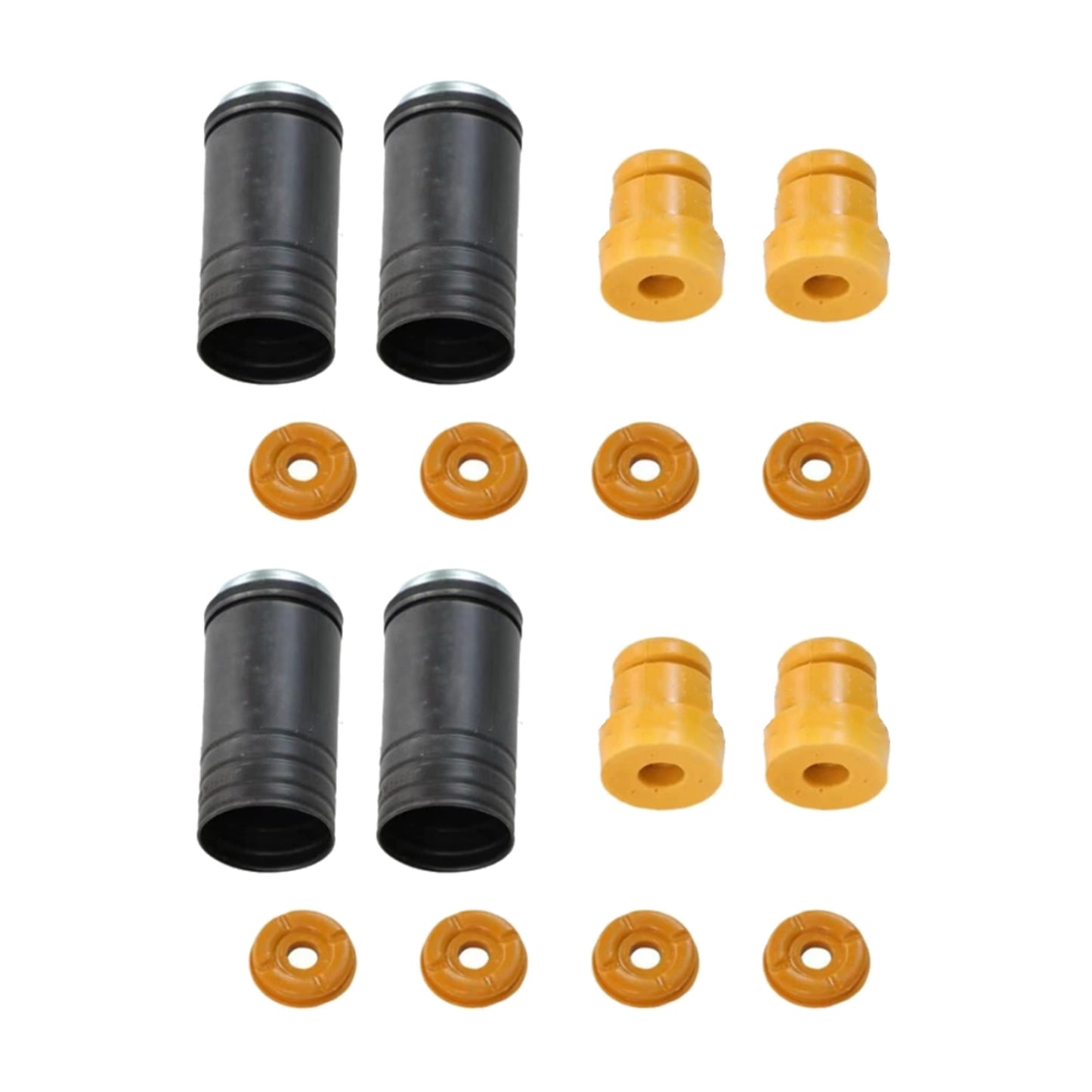 16x Front & Rear Bushing & Bump Stop & Dust Cover Suitable For X5 E70 X6 E71
