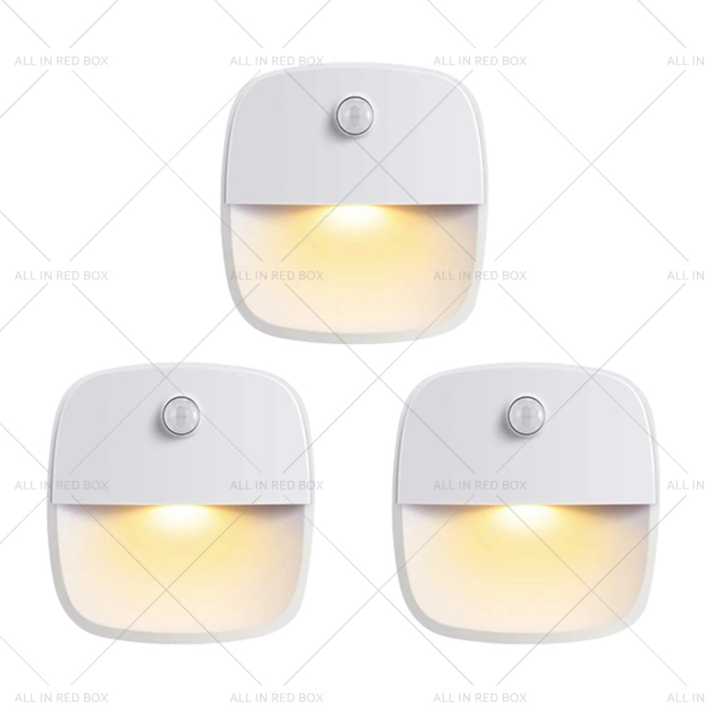 {{ 3 PCS Cordless Battery-Powered LED Night Light Motion Sensor Light-Warm White }} - Buy Car Parts Online at {{ Kaka Auto Parts }}.