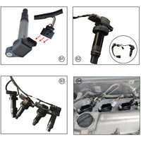 2x Ignition Coil Suitable For Holden Cruze / Suzuki Jimny / Grand Vitara / Swift / Baleno / Carry 1998-On