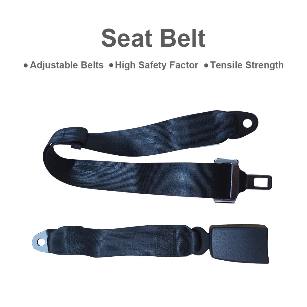 {{ 2 Set Car Truck 2 Point Retractable Adjustable Seat Lap Sash Belt Strap Seatbelt }} - Buy Car Parts Online at {{ Kaka Auto Parts }}.