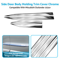 {{ Side Door Body Molding Trim Cover Chrome Suitable For Mitsubishi Outlander 2024+ }} - Buy Car Parts Online at {{ Kaka Auto Parts }}.