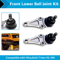 {{ 2PCS Front Lower Ball Joint Kit Suitable for Mitsubishi Pajero III Wagon L200 }} - Buy Car Parts Online at {{ Kaka Auto Parts }}.