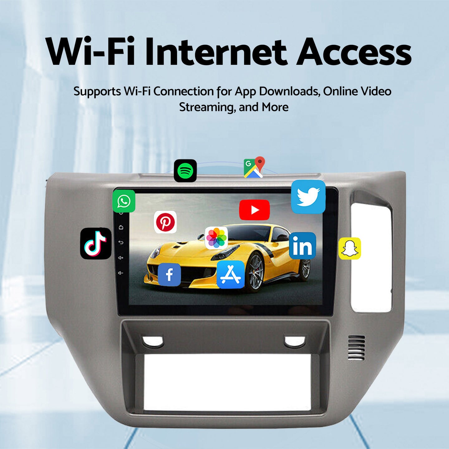 {{ In-Dash Units Android 13 9'' Bluetooth Suitable For Nissan Patrol 2004-15 GU Y61 }} - Buy Car Parts Online at {{ Kaka Auto Parts }}.