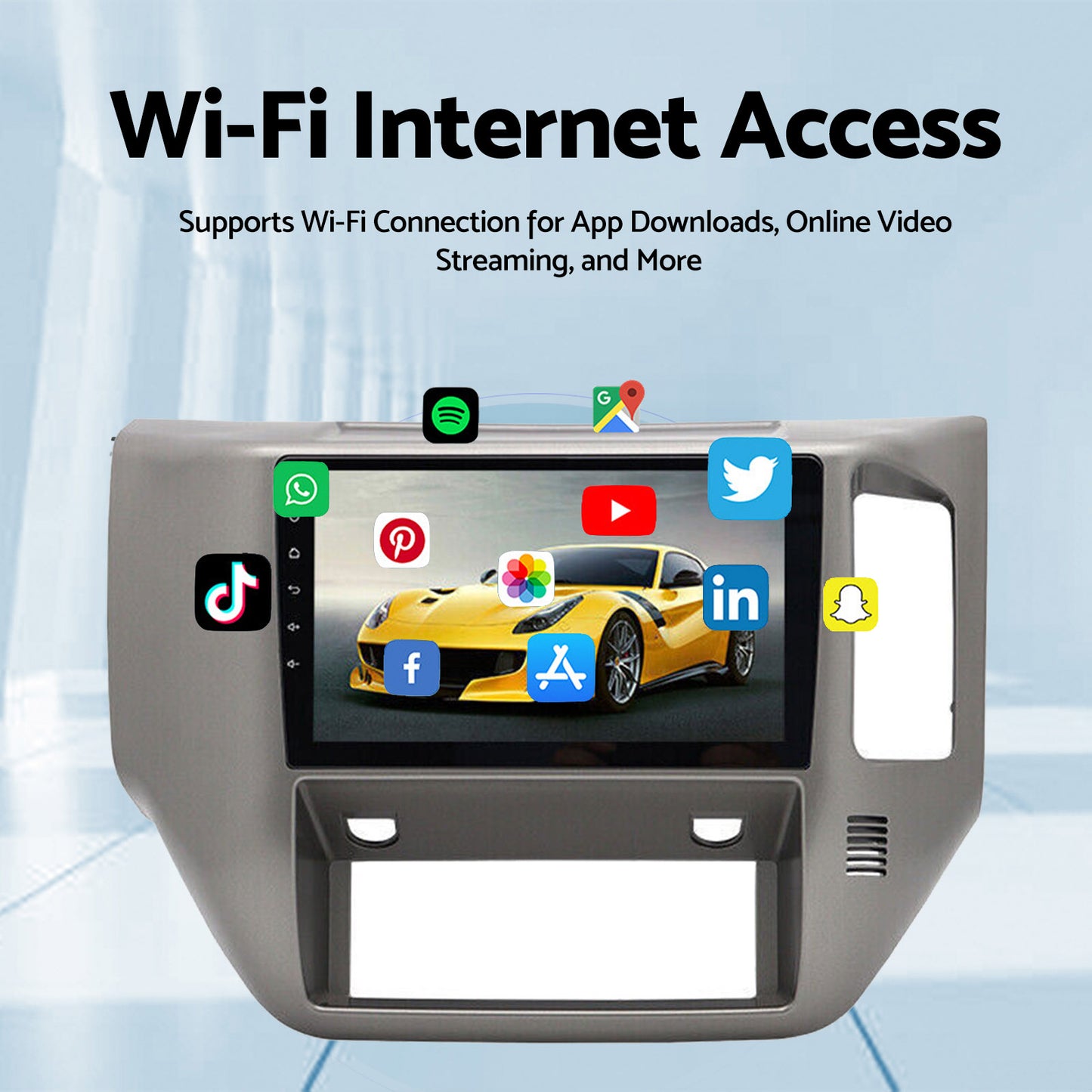 {{ In-Dash Units Android 13 9'' Bluetooth Suitable For Nissan Patrol 2004-15 GU Y61 }} - Buy Car Parts Online at {{ Kaka Auto Parts }}.