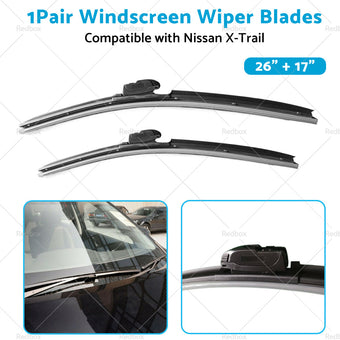 compare product Wiper Blades Suitable for Nissan X-Trail T32 2014-2022 Front Pair 26inch  17inch