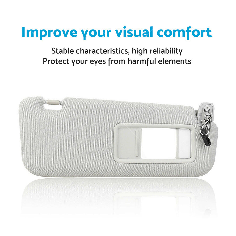 {{ 1 Pair Car Sunvisor Sun Visor Gray Front RH  and  LH Fits For Mazda CX-9 2010-2015 }} - Buy Car Parts Online at {{ Kaka Auto Parts }}.