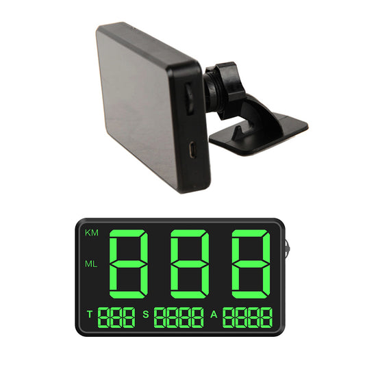 GPS Head Up Display Speedometer Odometer Digital Speed MPH with Over Speeding Alarm