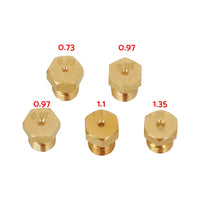 5x Burner Gas Jets & Nozzles Set Suitable For Natural Gas & LPG Hob Conversion