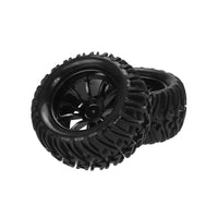 4x Wheel Rim & Tires Suitable For HSP 1:10 Monster Truck RC Car 12mm Hub