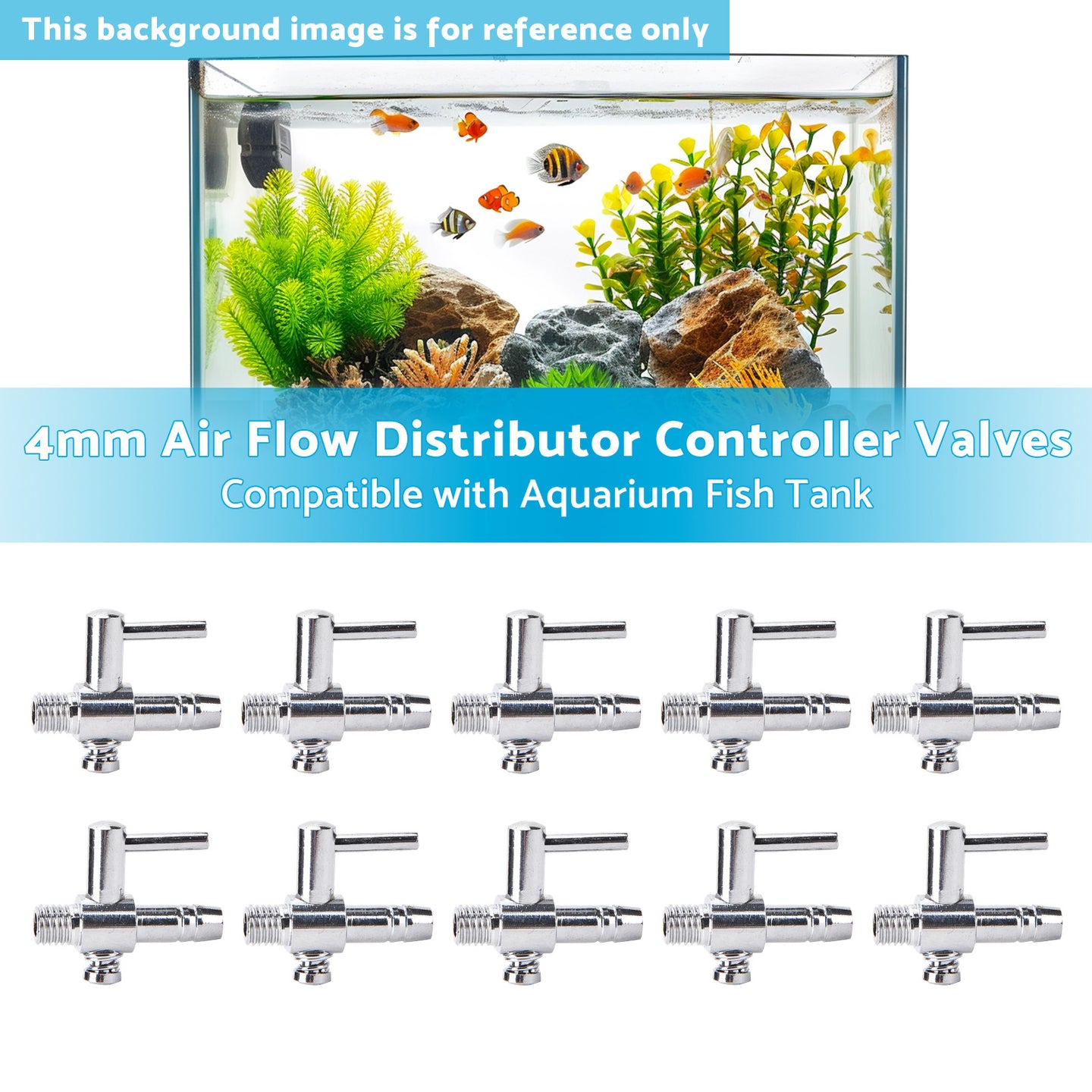 {{ 4mm Air Flow Distributor Controller Valves Suitable for Aquarium Fish Tank }} - Buy Car Parts Online at {{ Kaka Auto Parts }}.