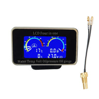 {{ 4-in-1 Car LCD Meter Digital Oil Pressure Voltage Water Temperature Fuel Gauge }} - Buy Car Parts Online at {{ Kaka Auto Parts }}.