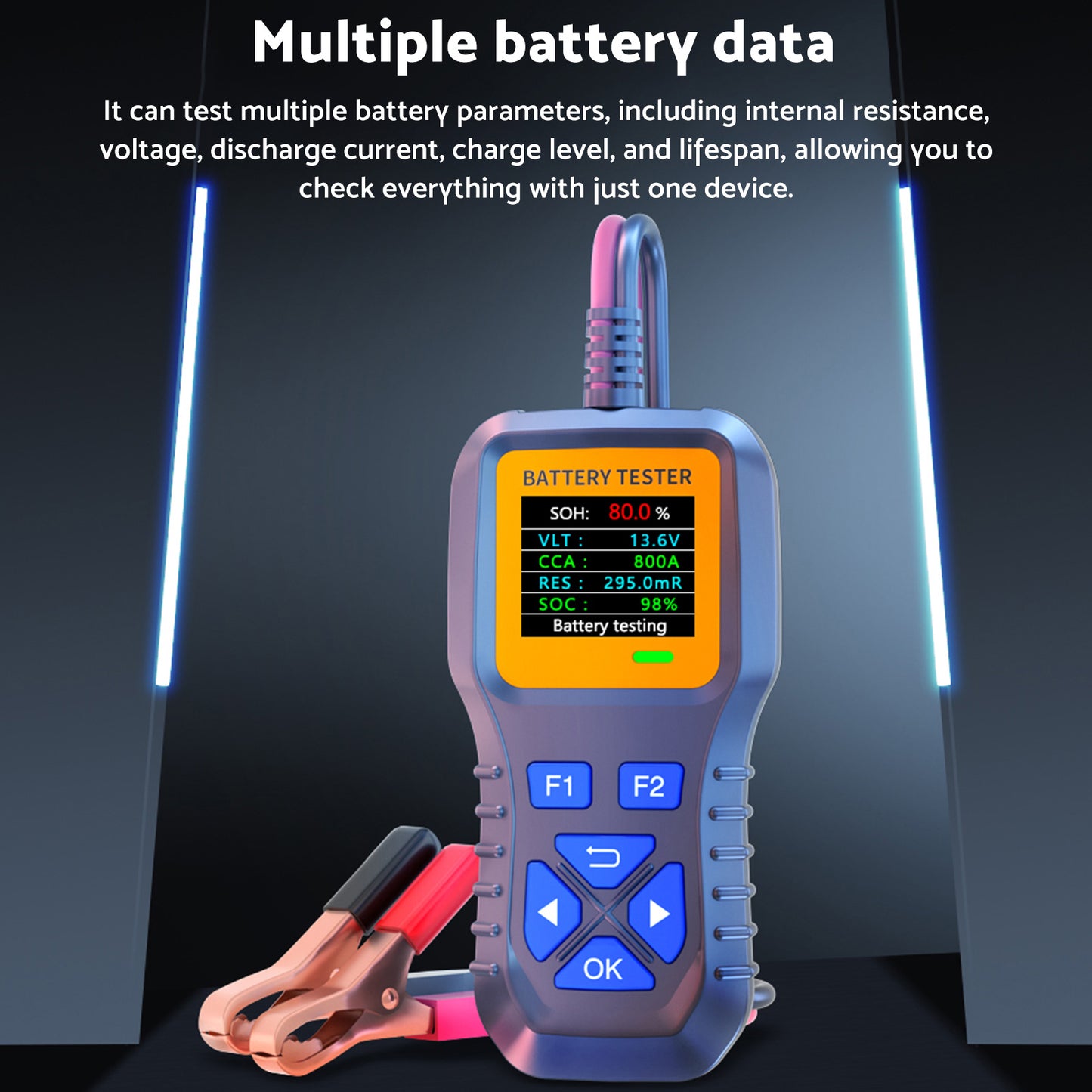 Battery Load Analyzer Tester for Truck Car 24/12/9V 3000CCA Truck Car