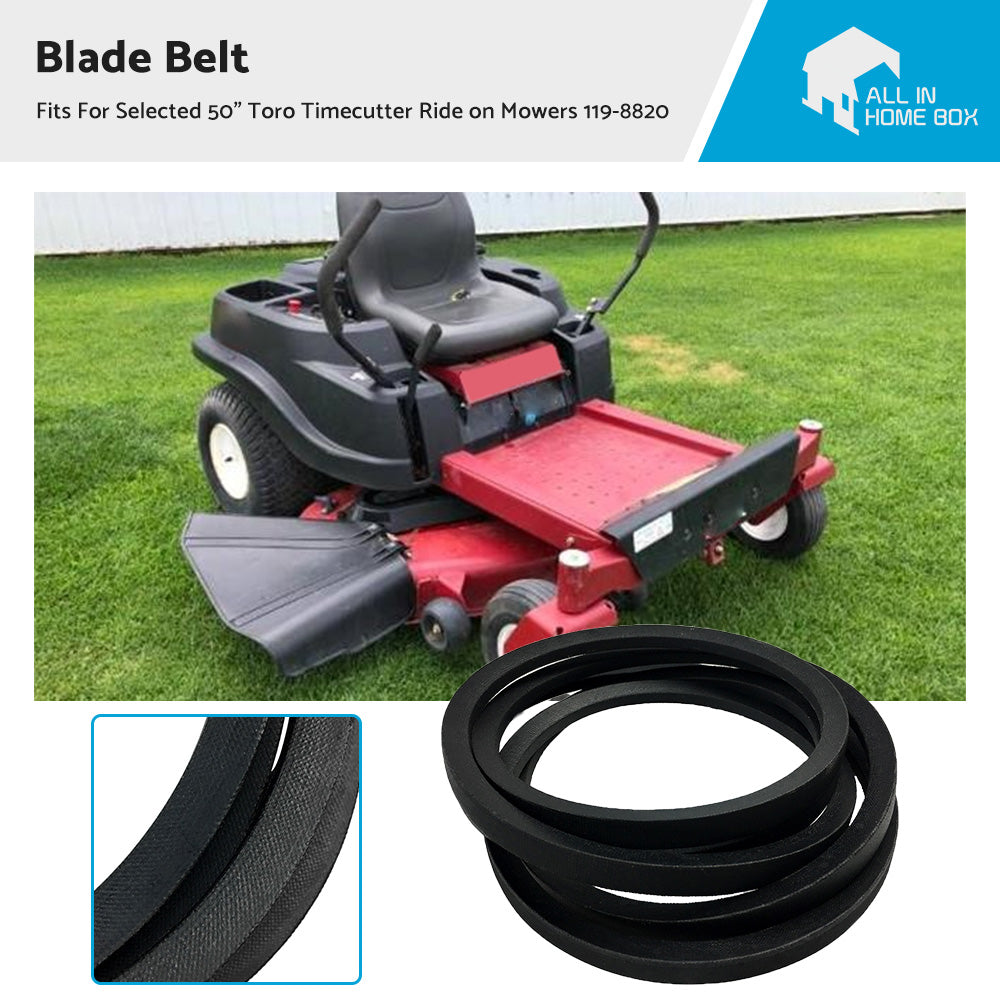 {{ Blade Belt For Selected 50 inch  Toro Timecutter Ride on Mowers 119-8820 }} - Buy Car Parts Online at {{ Kaka Auto Parts }}.