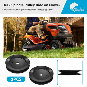 compare product 2xDeck Spindle Pulley Ride on Mower Suitable ForHusqvarna Craftsman 532 15 35-35