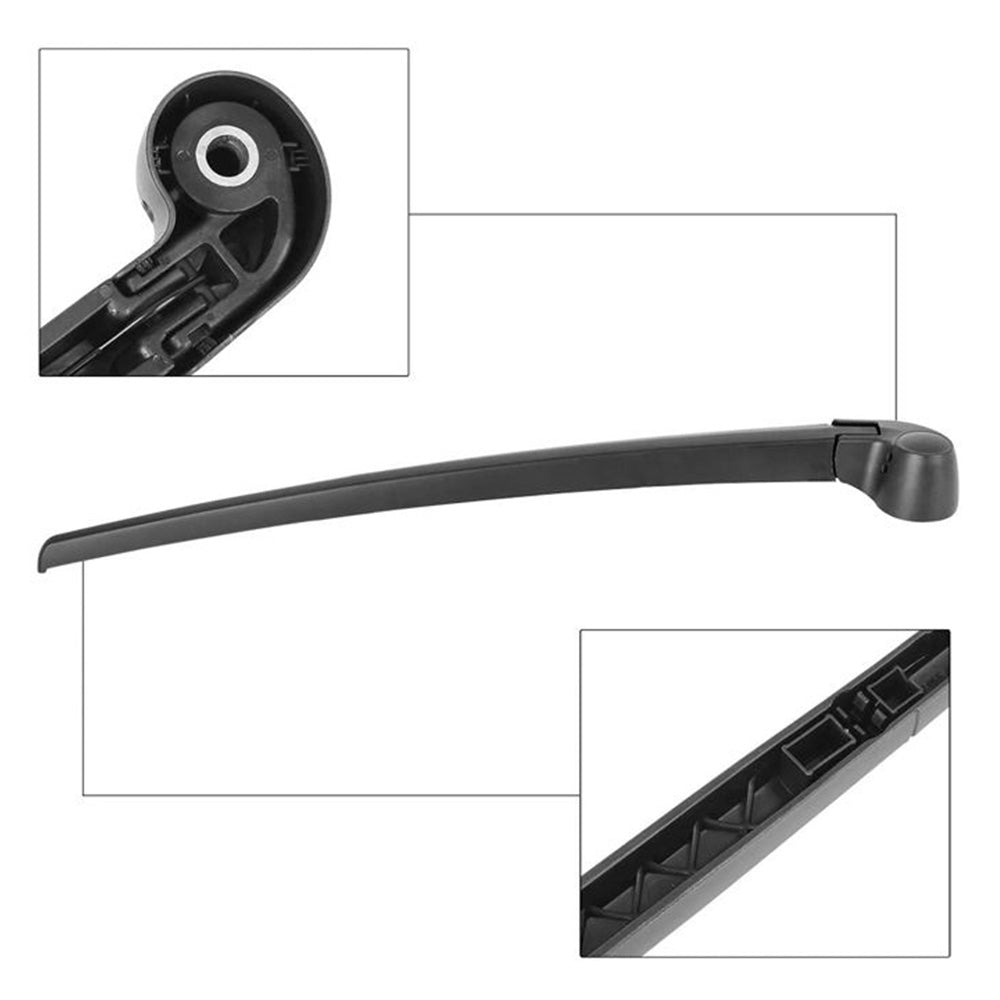 Rear Windscreen Wiper Blade and Arm Set Suitable For Audi Q7 4LB 2006-2015