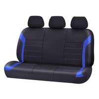 {{ Universal Rear Seat Covers 06/08H Neoprene Black Blue Suitable for Cars & Utes }} - Buy Car Parts Online at {{ Kaka Auto Parts }}.