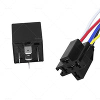 {{ SPDT Automotive Relay With Harness Socket 5x 24V 40A 5 Pin For Car Yacht Caravan }} - Buy Car Parts Online at {{ Kaka Auto Parts }}.