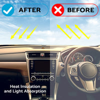 Black Non-Slip Dash Mat Cover Suitable For Subaru Outback GEN 6 2021-2023 Wagon