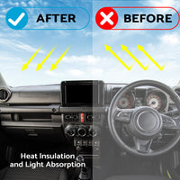 {{ Non-Slip Dash Mat Suitable For Suzuki Jimny 2019-2022 Dashboard Cover Black }} - Buy Car Parts Online at {{ Kaka Auto Parts }}.