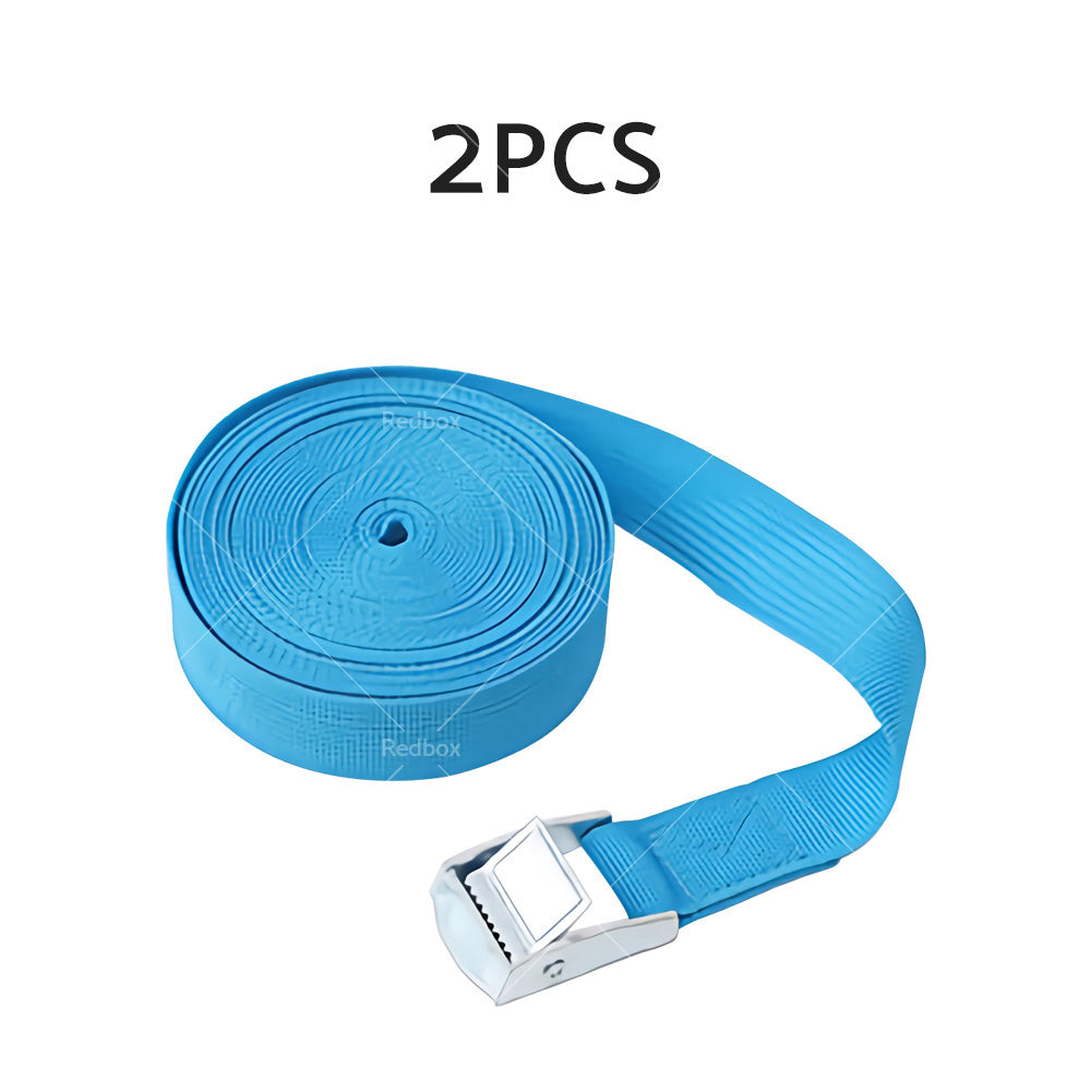 {{ 2/4pcs Metal Buckle Cam Tie Down Strap Heavy Lugga Cargo Ratchet Lashing Rope 2M }} - Buy Car Parts Online at {{ Kaka Auto Parts }}.