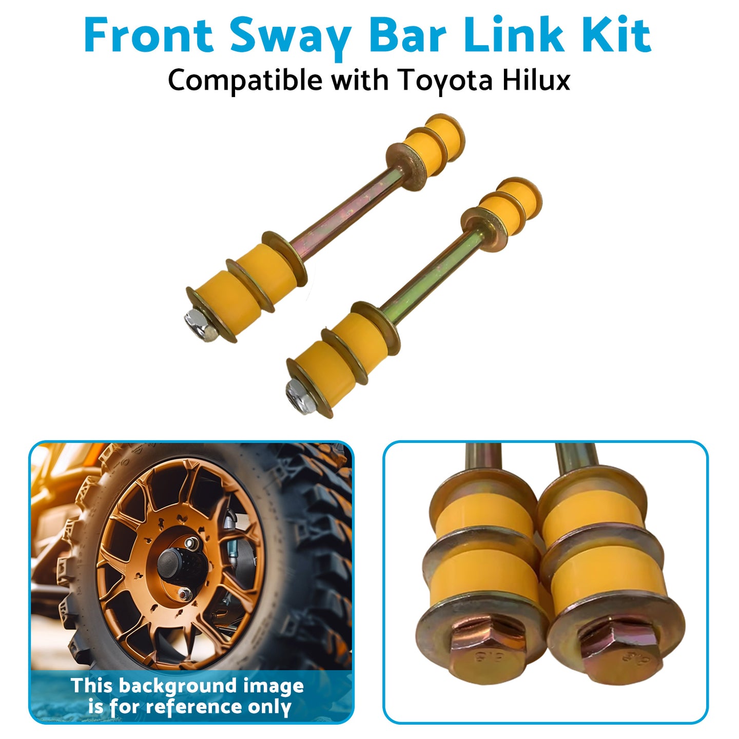 {{ 2 X Front Sway Bar Link Kit Suitablefor 88-05 Toyota Hilux KZN165R LN107R LN167R }} - Buy Car Parts Online at {{ Kaka Auto Parts }}.