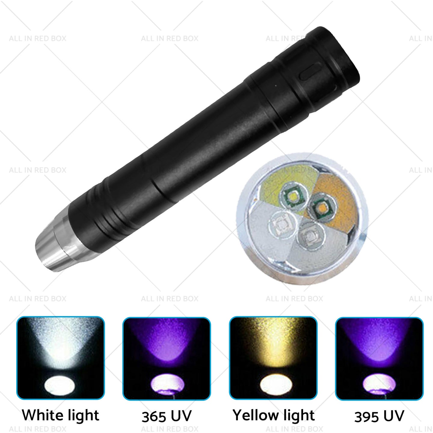 {{ Professional Gemstone Identification Light 4 in1 LED Flashlight Gemologist Tool }} - Buy Car Parts Online at {{ Kaka Auto Parts }}.