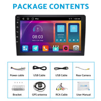 Android 13 Car Radio Wifi Stereo CarPlay Suitable for Toyota VIOS Yaris 07-12