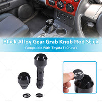 {{ Black Alloy Gear Grab Knob Rod Stick Suitable For Toyota FJ Cruiser 2007-2021 }} - Buy Car Parts Online at {{ Kaka Auto Parts }}.