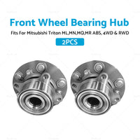 {{ 2 x Front Wheel Bearing Hub Fits For Mitsubishi Triton ML,MN,MQ,MR ABS, 2006-on }} - Buy Car Parts Online at {{ Kaka Auto Parts }}.