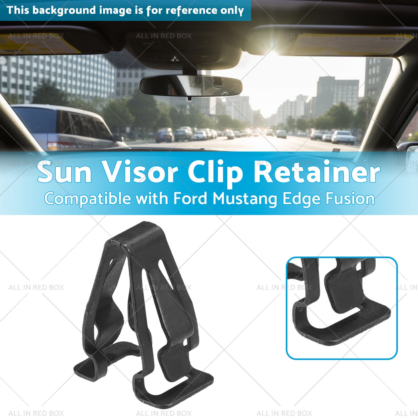 {{ DS7Z-9904132-A Sun Visor Clip Retainer Suitable for Ford Mustang Edge Fusion }} - Buy Car Parts Online at {{ Kaka Auto Parts }}.