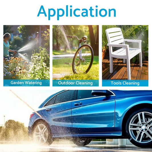 Mighty Power Garden Hose Spray Nozzle Suitable For Garden, Lawn, Plant Watering, and Car Washing