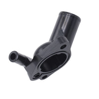 Single Outlet Aluminium Water Neck Black Suitable for Holden Commodore V8 Black