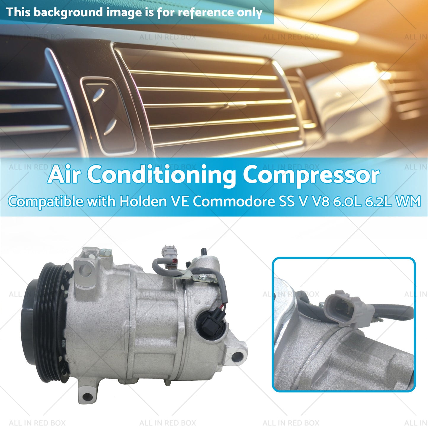 {{ Air Conditioning Compressor Suitablefor Holden VE Commodore SS V V8 6. 0L 6. 2L WM }} - Buy Car Parts Online at {{ Kaka Auto Parts }}.