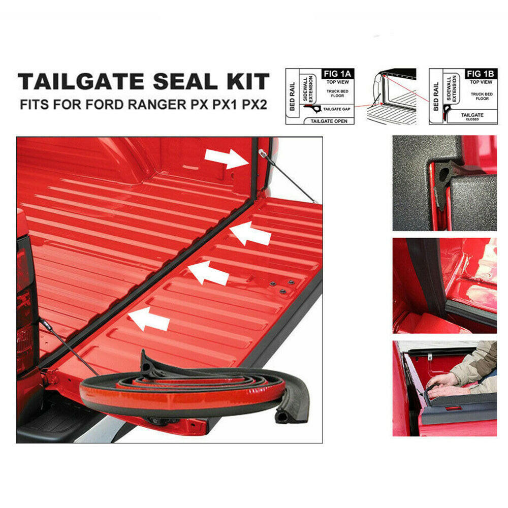 Universal Tailgate Seal With 3M Tape Suitable For NP300 Hilux SR5 Ranger PX BT50 D-Max