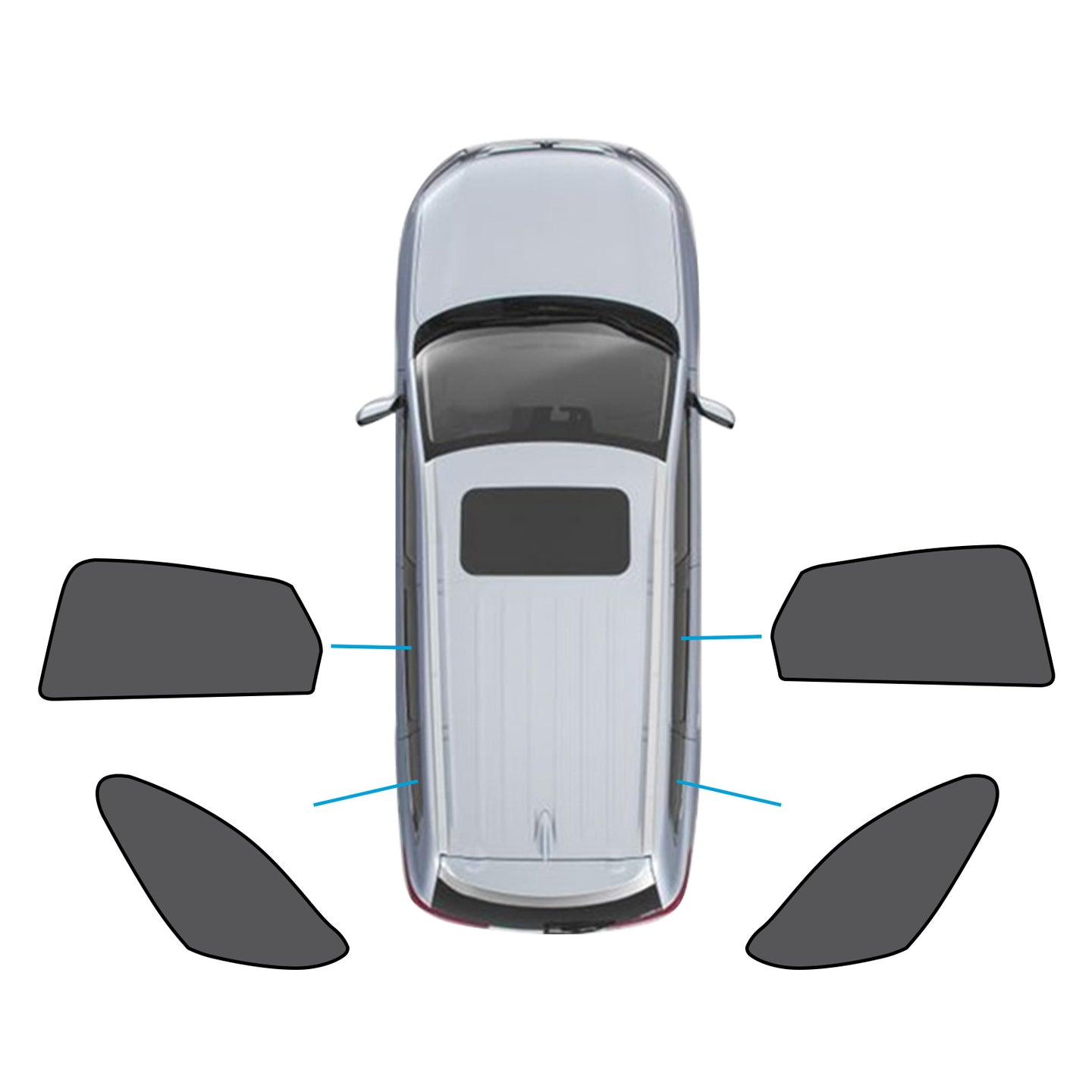 {{ Car Window Magnetic Mesh Sun Blind Shades Suitable for Mazda CX30 CX-30 19-25 }} - Buy Car Parts Online at {{ Kaka Auto Parts }}.