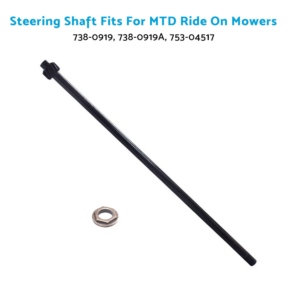 {{ Steering Shaft Fits For MTD Ride On Mowers 738-0919, 738-0919A, 753-04517 }} - Buy Car Parts Online at {{ Kaka Auto Parts }}.