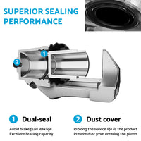 Front Left Rear Brake Caliper Suitable For Jeep Cherokee XJ / Wrangler TJ / Grand Cherokee