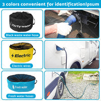 {{ Storage Bag Caravan Camping RV Cable Organizer Water Hose Electrical Cords }} - Buy Car Parts Online at {{ Kaka Auto Parts }}.