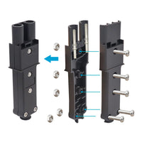 DC Charger Plug Suitable For Yamaha G19 G22 Golf Cart 48V MAC Chargers JR1-H235A-00