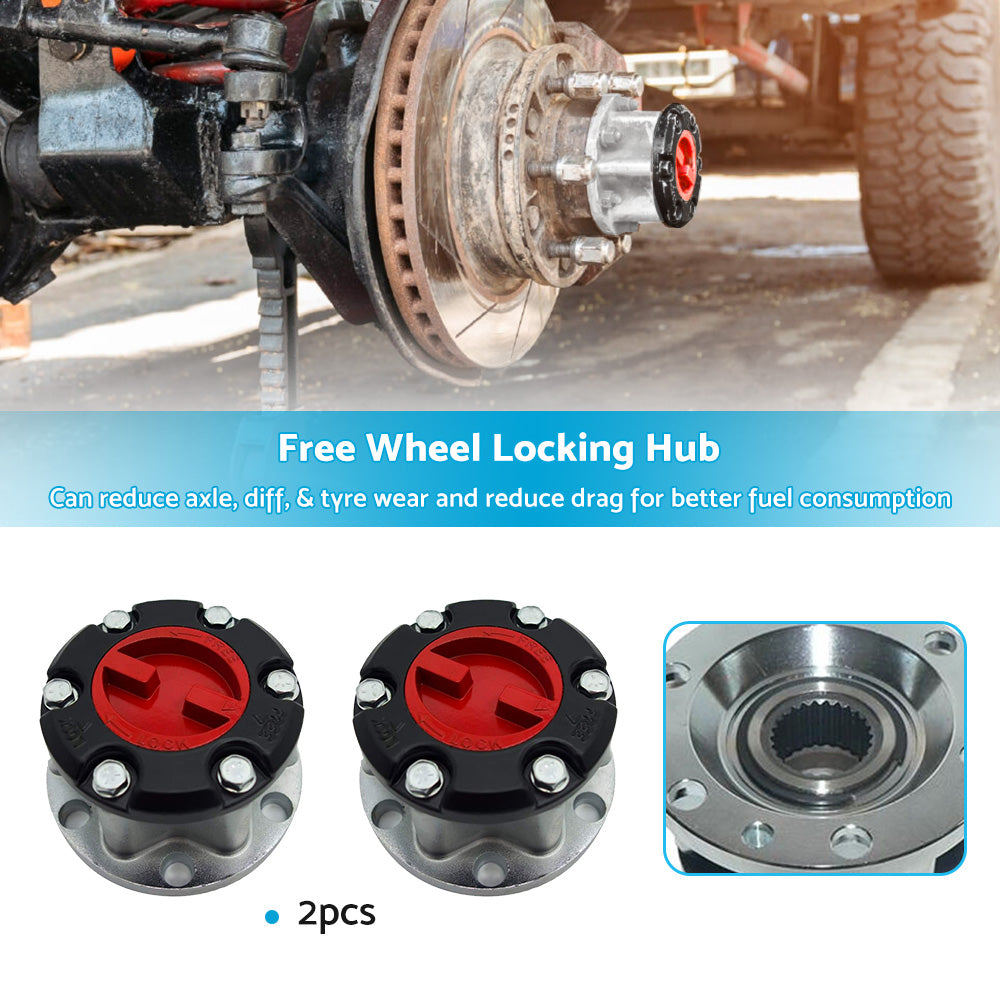 {{ Free Wheel Locking Hub Set Suitable For  Hilux RZN169 RZN174 VZN167 VZN172 97-05 }} - Buy Car Parts Online at {{ Kaka Auto Parts }}.